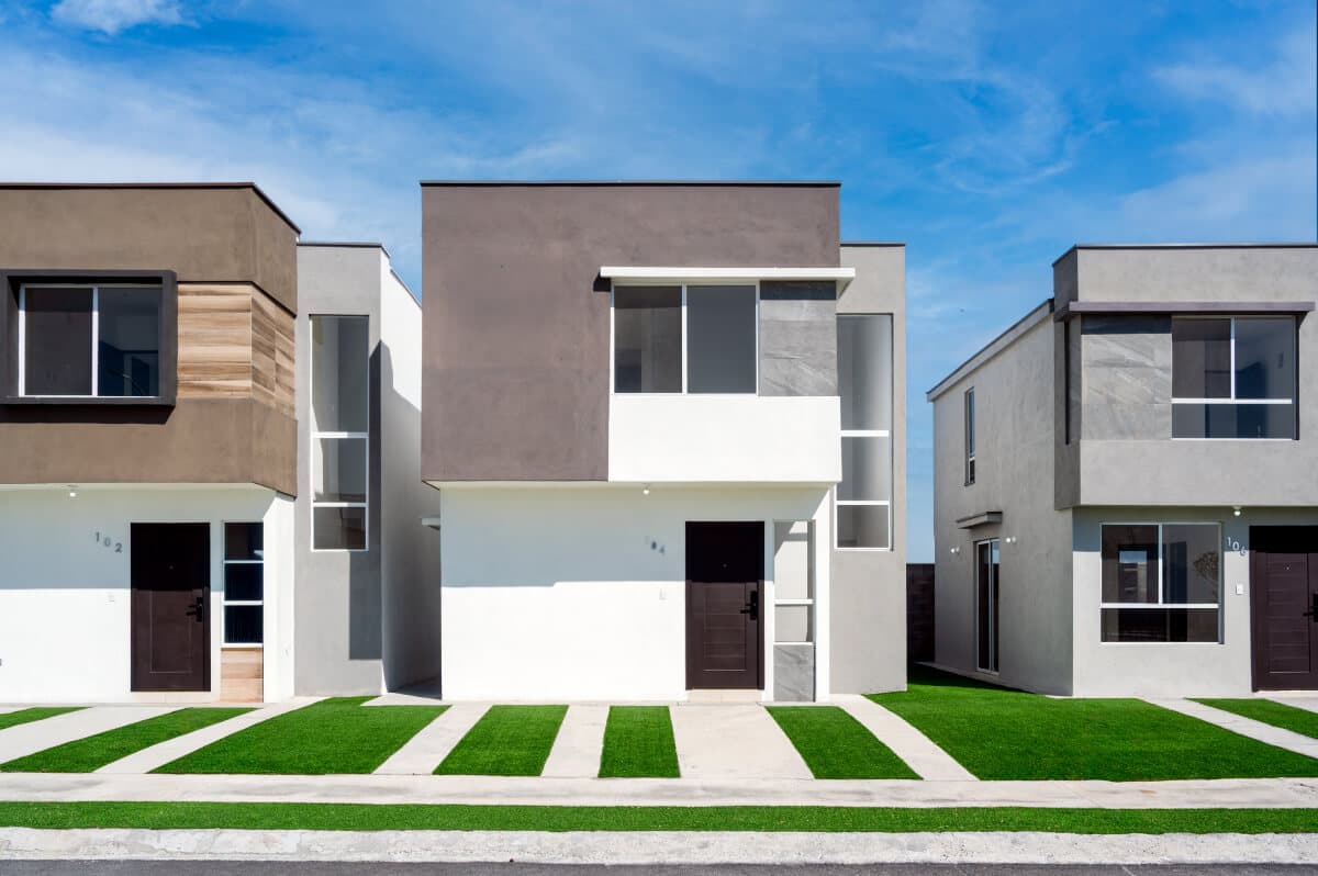 Casas del modelo Milán en el fraccionamiento Valle Condesa Sector Irlandés de la inmobiliaria Javer