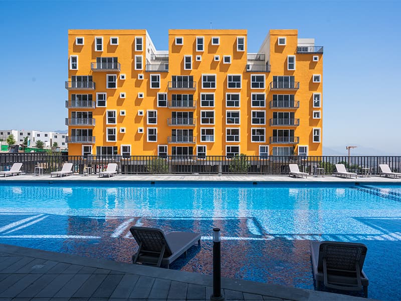 Departamentos modelo D en el fraccionamiento Amaire de la inmobiliaria Javer