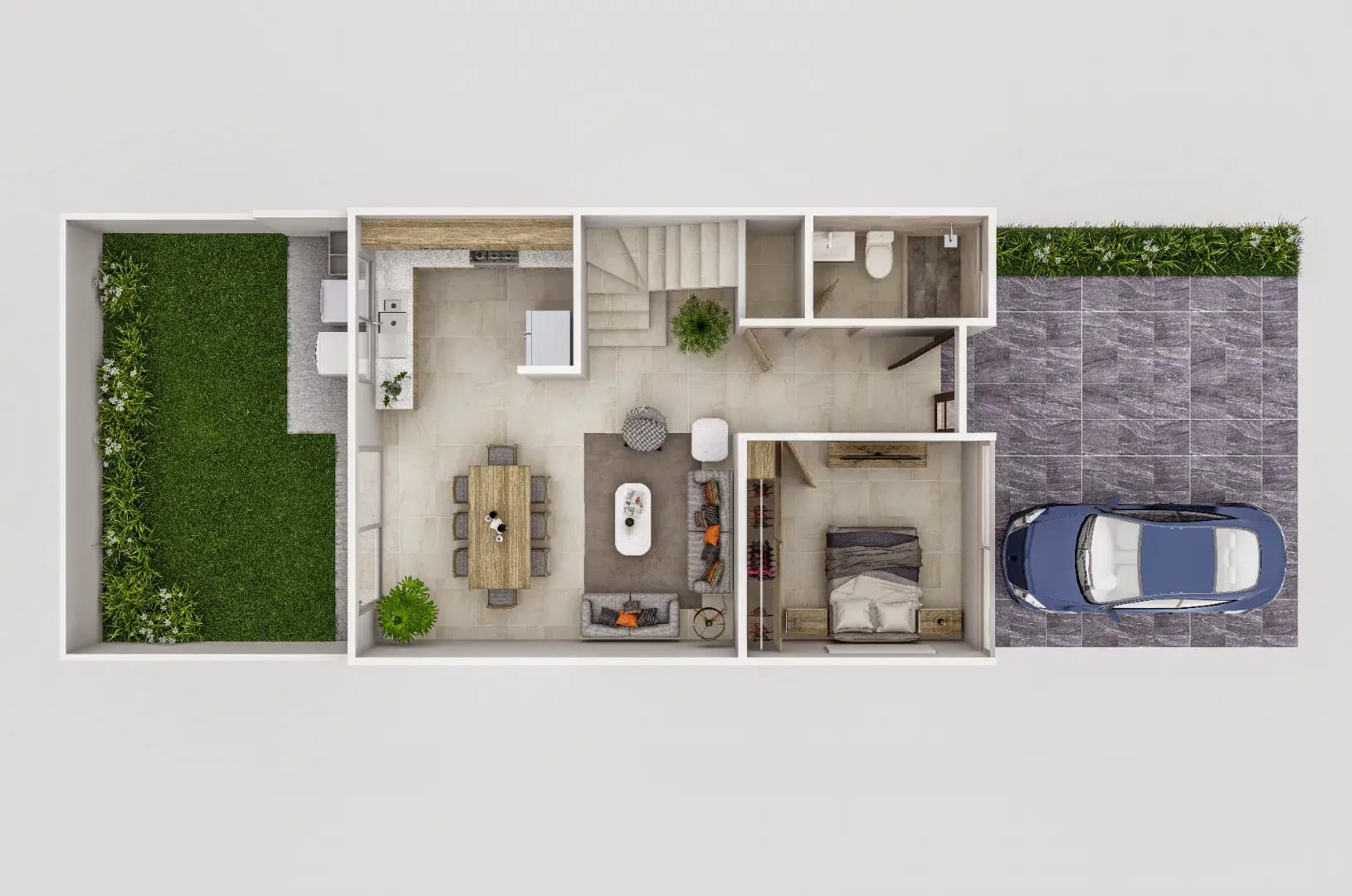 planos-arquitectonicos-planta-baja-caranday-II-sector-creta-casas-javer-malaga