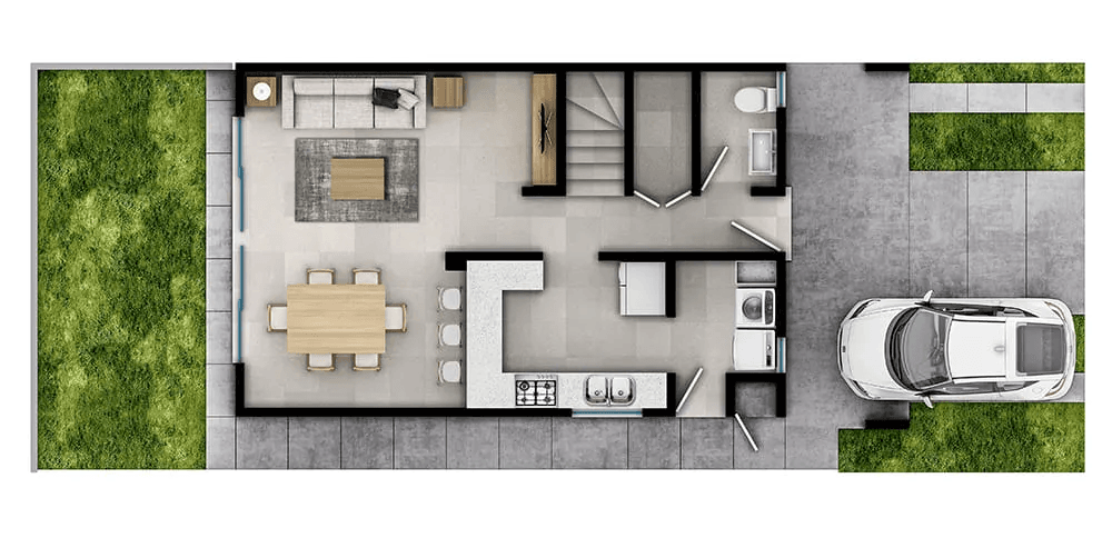 Imagen del plano arquitectónico