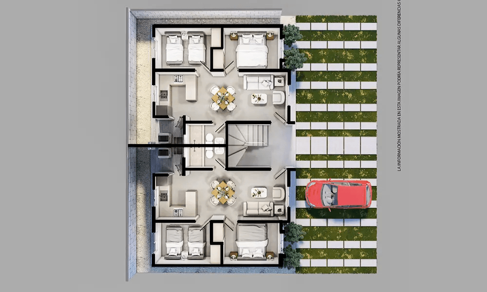 Imagen del plano arquitectónico