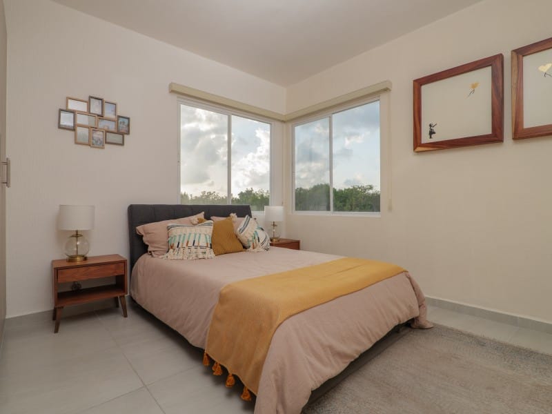 Recámara principal del modelo cadiz en el fraccionamiento Real Valencia de inmobiliaria Javer
