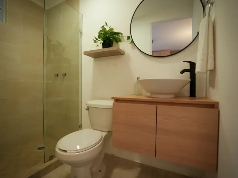 Baño del modelo Antares del fraccionamiento Paseos del Roble en Inmobiliaria Javer