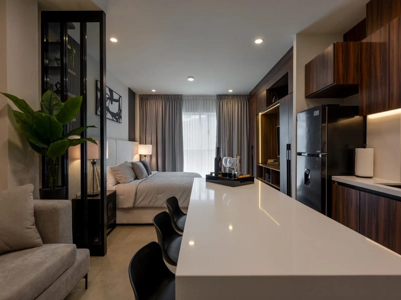 Comedor recamara modelo loft del fraccionamiento amaire javer