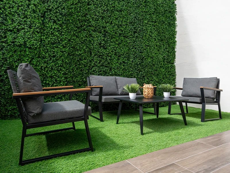 Patio Jardín del modelo aguila premier del fraccionamiento vista serena en javer