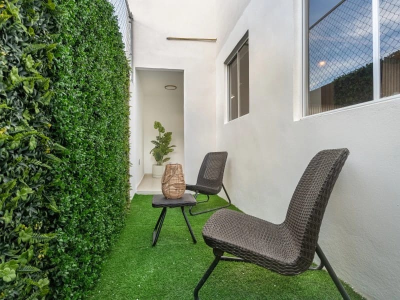 Patio Jardín del modelo Antares del fraccionamiento Paseos del Roble en Inmobiliaria Javer