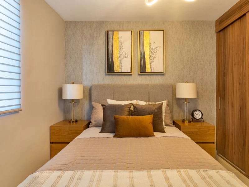 Recámara principal del modelo Antares del fraccionamiento Paseos del Roble en Inmobiliaria Javer