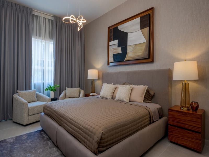 Recámara principal del modelo aura elite Premier en fraccionamiento Xandora de la inmobiliaria Javer en Nuevo León