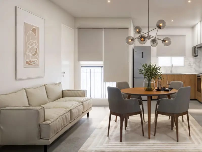 sala con comedor del fraccionamiento Villa sur en la i